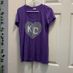 Kansas City heart tshirt